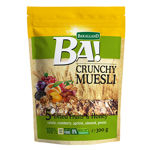 Bakalland 5 Dried Fruits Muesli 300G